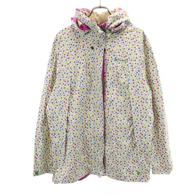 Columbia コロンビア 花柄 レインジャケット L 収納袋付き