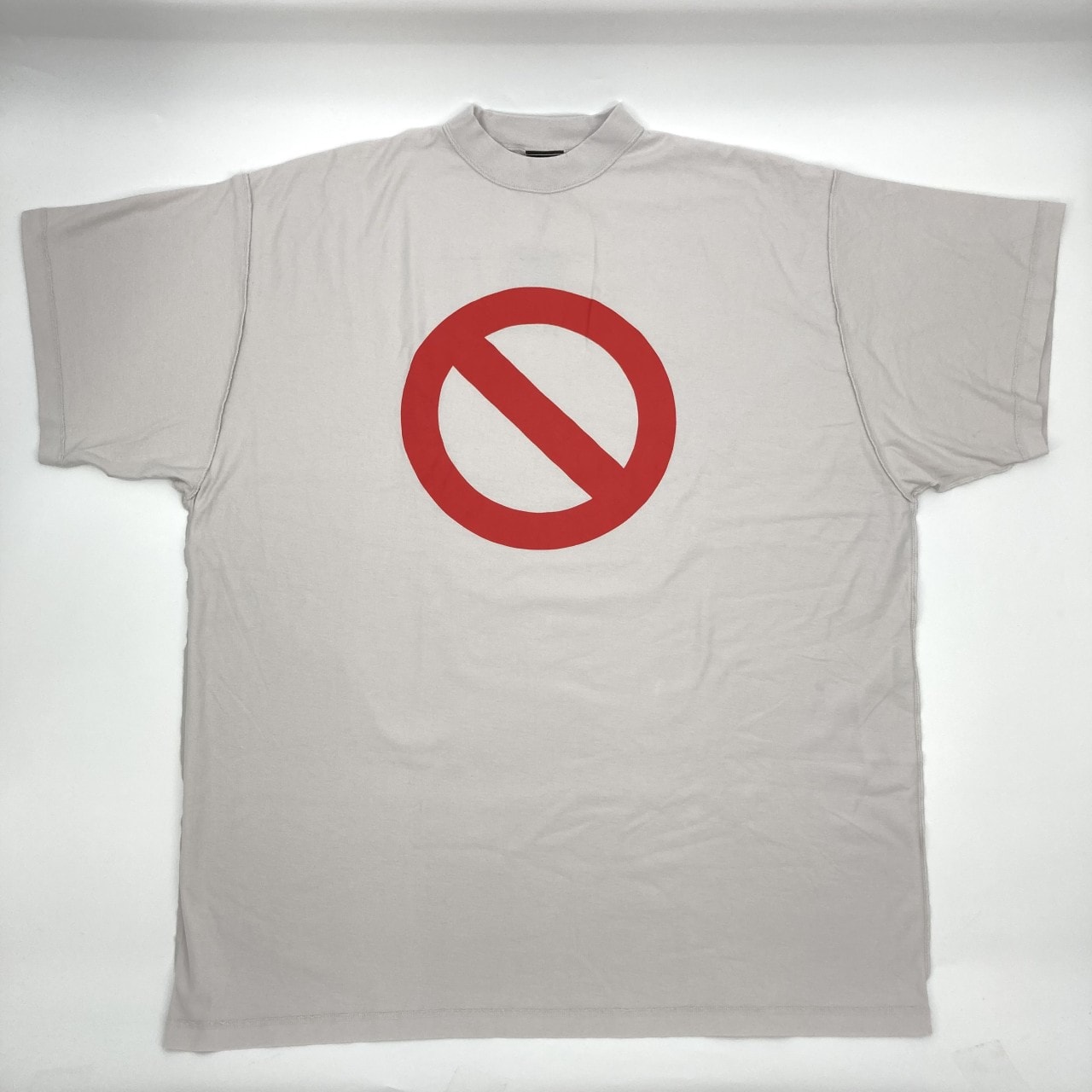 BALENCIAGA(バレンシアガ) BFRND Series Inside-Out ラージフィット 787358 半袖Tシャツ ホワイト×レッド×グリーン