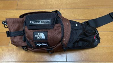 Supreme x The North Face Steep Tech Waist Bag "Brown" NM82291I / NF0A82YW