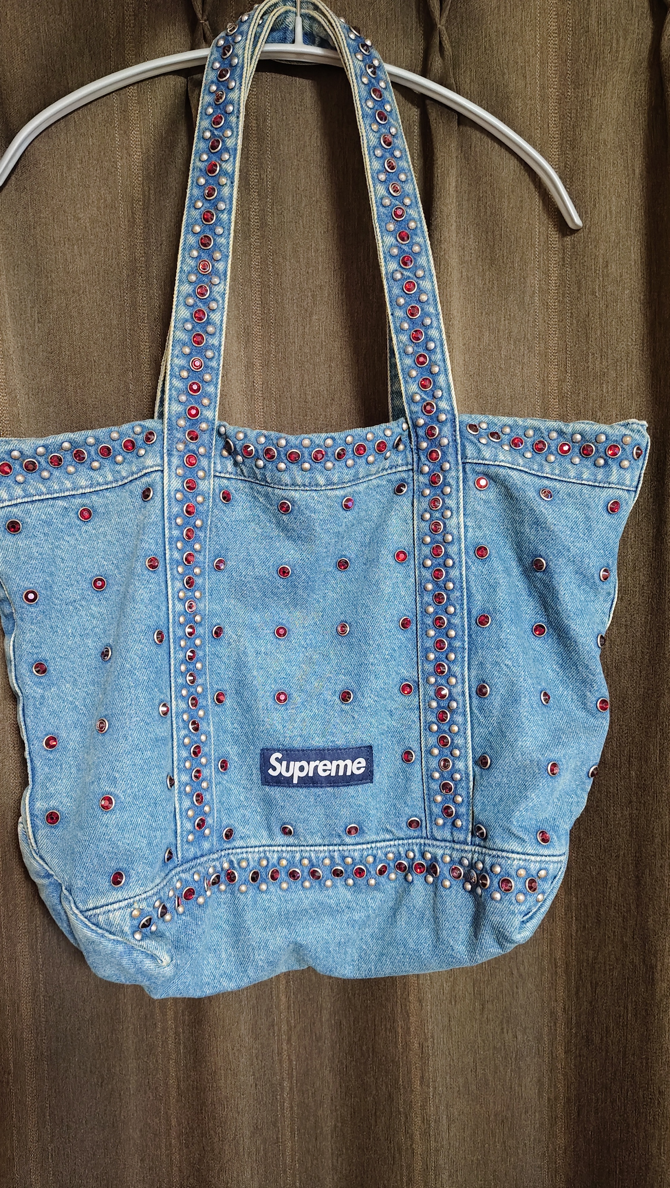 Supreme x b.b. Simon Denim Tote Bag "Washed Indigo"