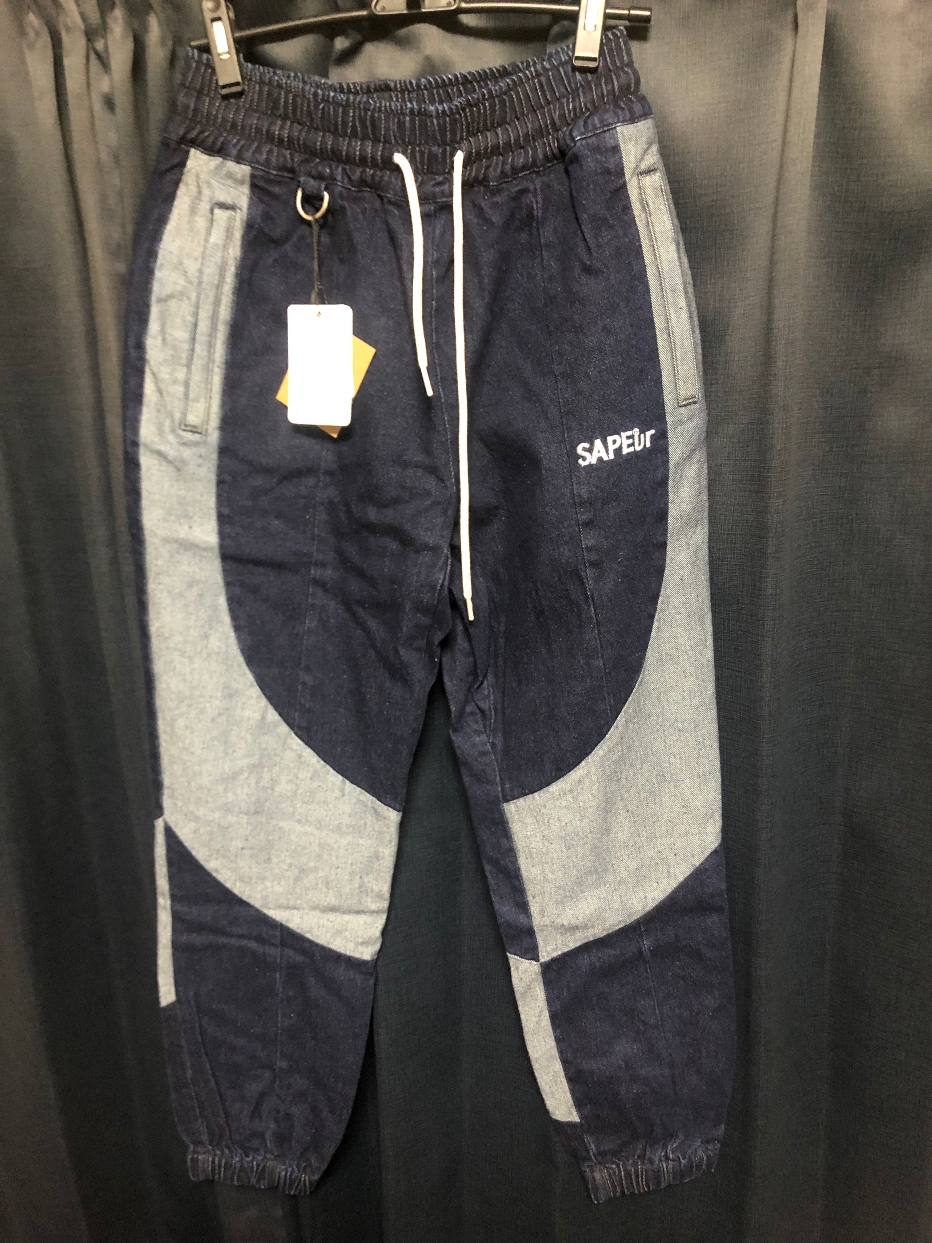 SAPEur DENIM TRACK PANTS "Indigo"