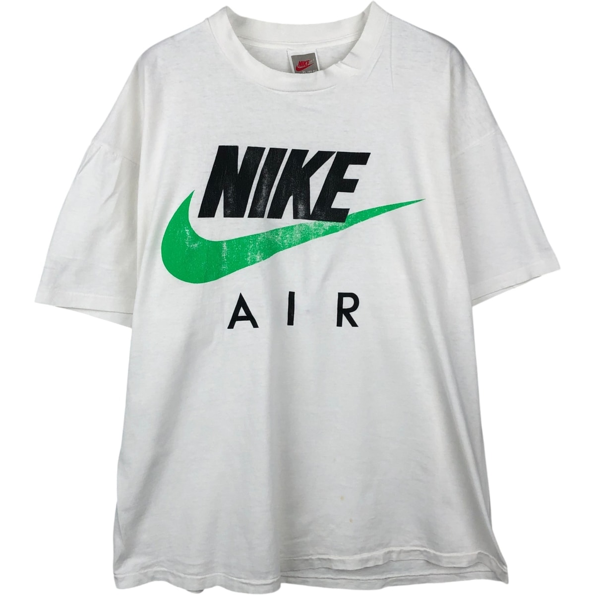 古着 90年代 ナイキ NIKE 銀タグ AIR デカロゴ ロゴTシャツ USA製 メンズXL相当 ヴィンテージ/eaa638447