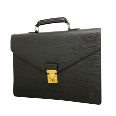 【6kb1796】ルイヴィトン ビジネスバッグ エピ セルヴィエットアンバサダー M54412 ノワール【中古】メンズ