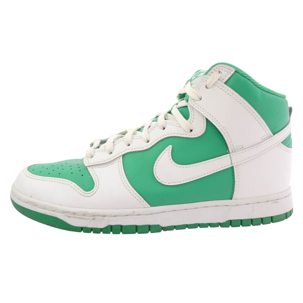 NIKE ナイキ スニーカー DV0829-300 Dunk High Green White ダンク ハイ グリーン ホワイト スニーカー ホワイト系 グリーン系 28.5cm【中古】