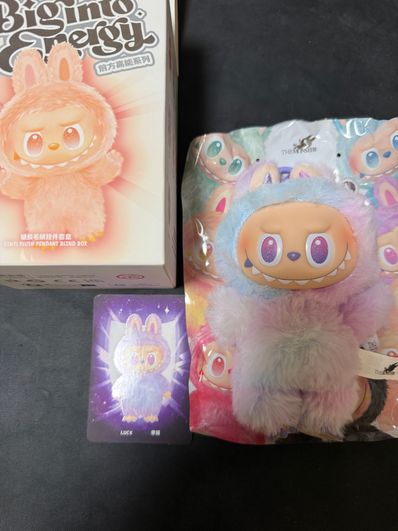 POP MART THE MONSTERS (LABUBU) Big into Energy Series Plush Pendant LUCK