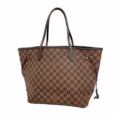 【6dd4481】ルイヴィトン トートバッグ ダミエ ネヴァーフルMM N51105 エベヌ【中古】レディース