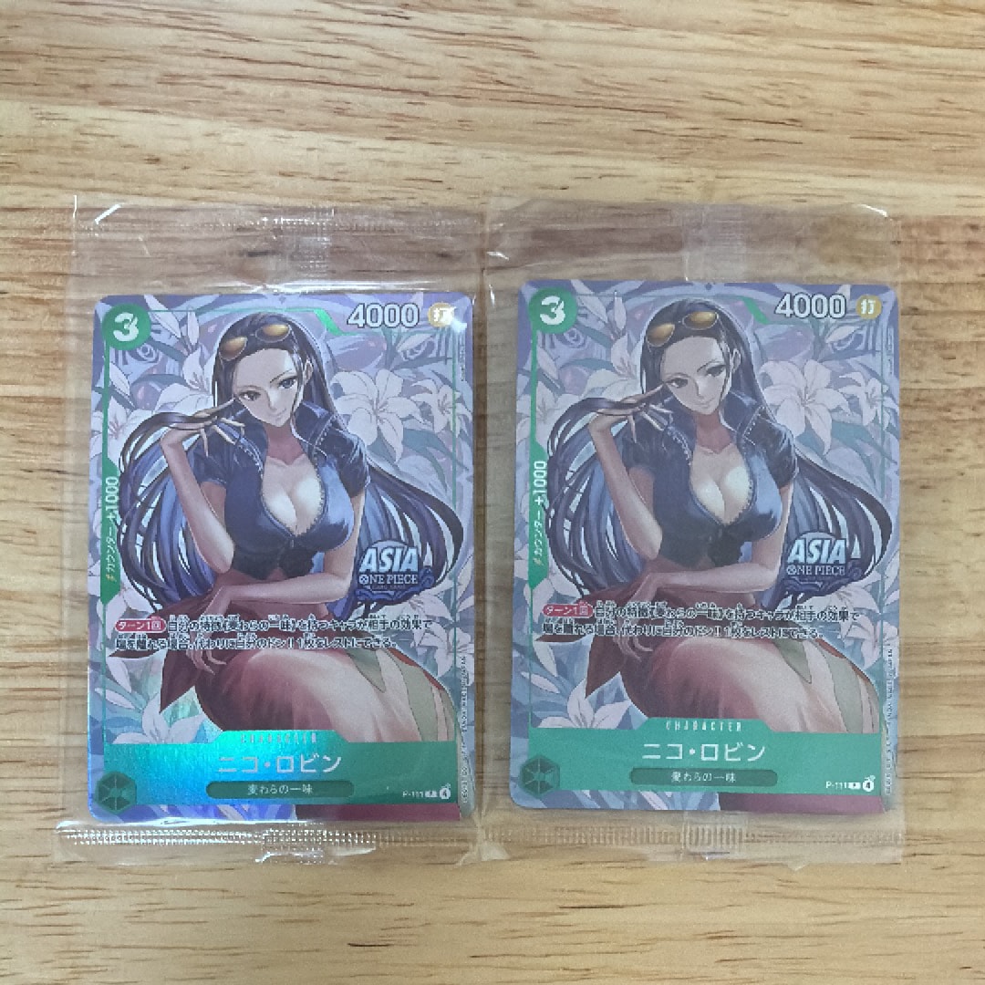 ニコ・ロビン P [P-111]【アジア版】(プロモーションカード「ミニ