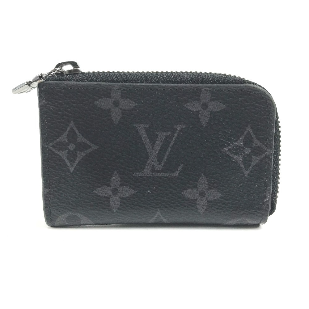 ルイヴィトン LOUIS VUITTON ポルトモネジュール M63536 モノグラムエクリプス 財布 L字ファスナー コインケース モノグラムエクリプスキャンバス ブラック
