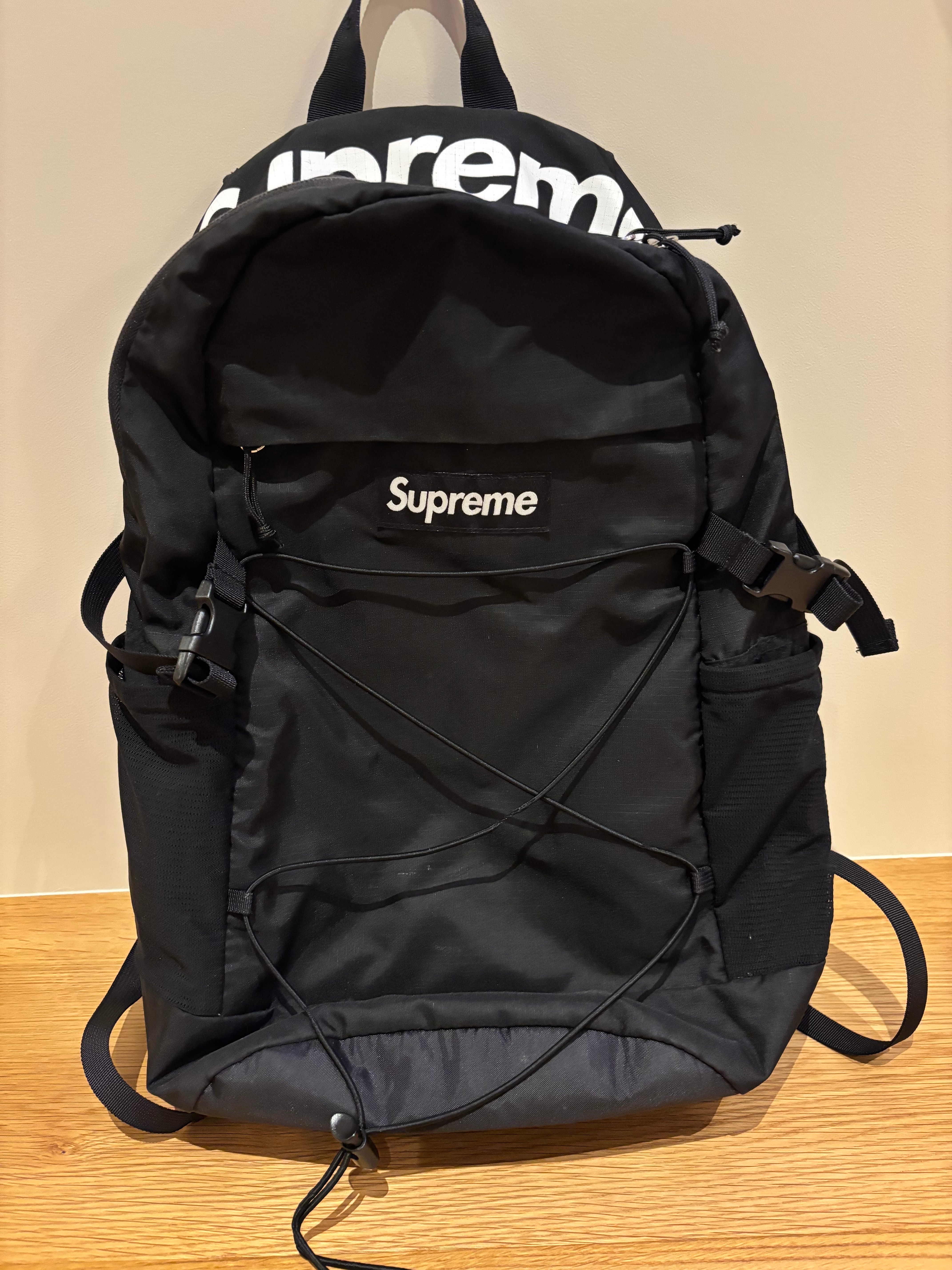 Supreme SS16 210 Denier Cordura Backpack "Black"