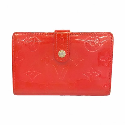 【6dc3514】ルイヴィトン 財布 ヴェルニ ポルトモネビエヴィエノワ M9141F フランボワーズ【中古】レディース