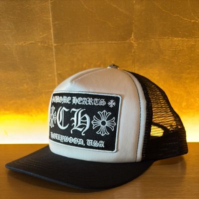 Chrome Hearts Trucker Cap CH "Black/White"