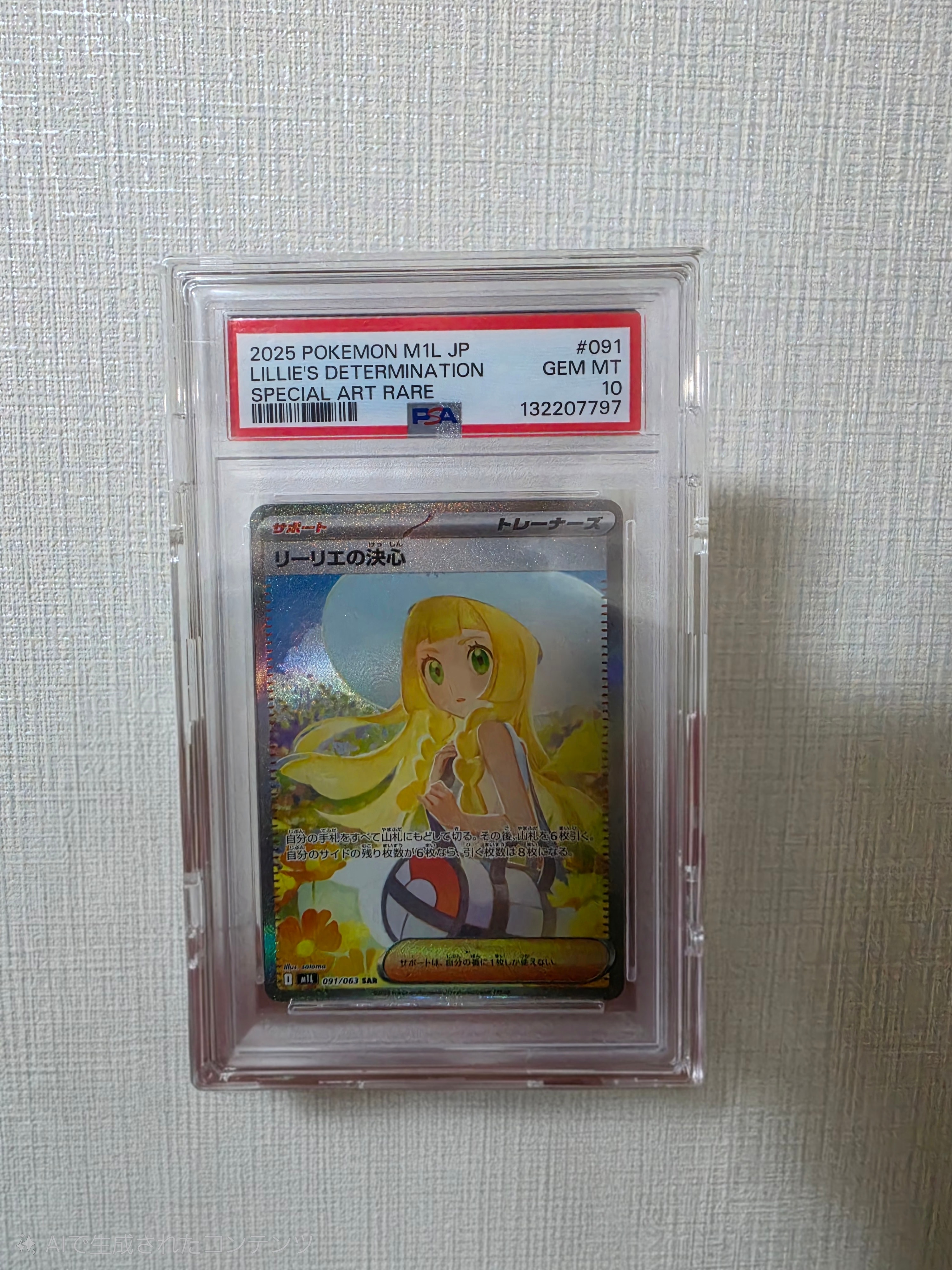 PSA10】リーリエの決心 SAR [M1L 091/063](拡張パック「メガブレイブ