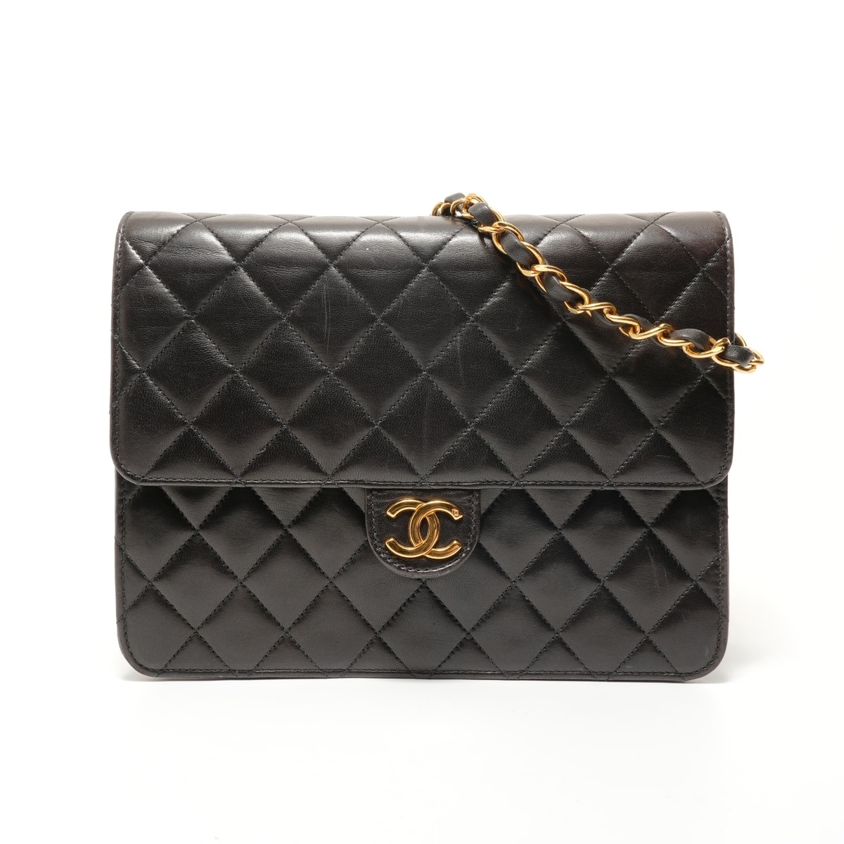 シャネル CHANEL 3番台 プッシュロック マトラッセ ショルダーバッグ【中古】