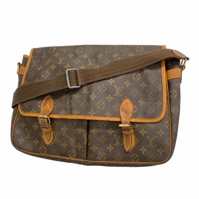 【6dd4060】ルイヴィトン ショルダーバッグ モノグラム ジベシエールGM M42249 ブラウン【中古】レディース
