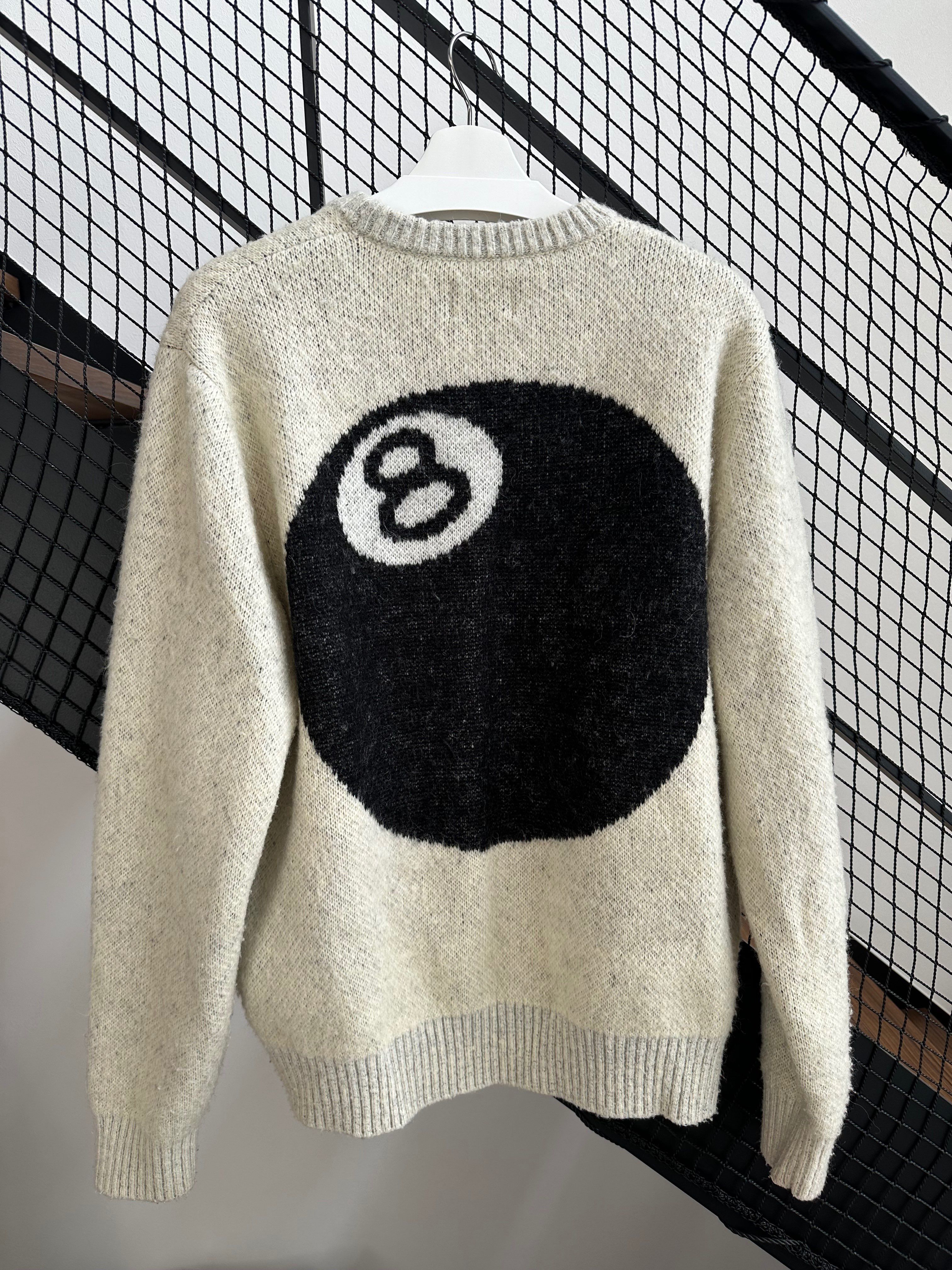 Stussy 8 Ball Heavy Brushed Mohair Sweater 