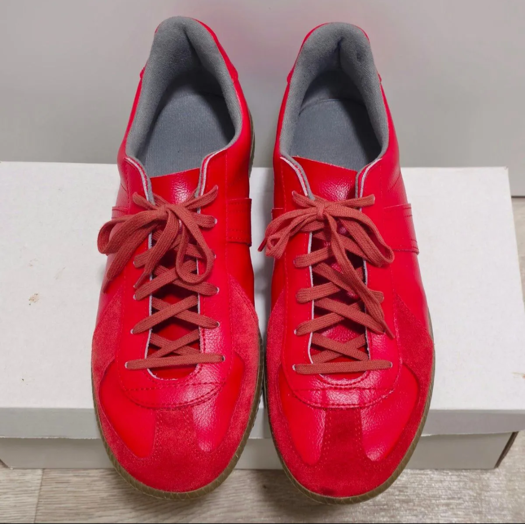 ジャーマントレーナー オリジナルモデル 赤 25.0cm