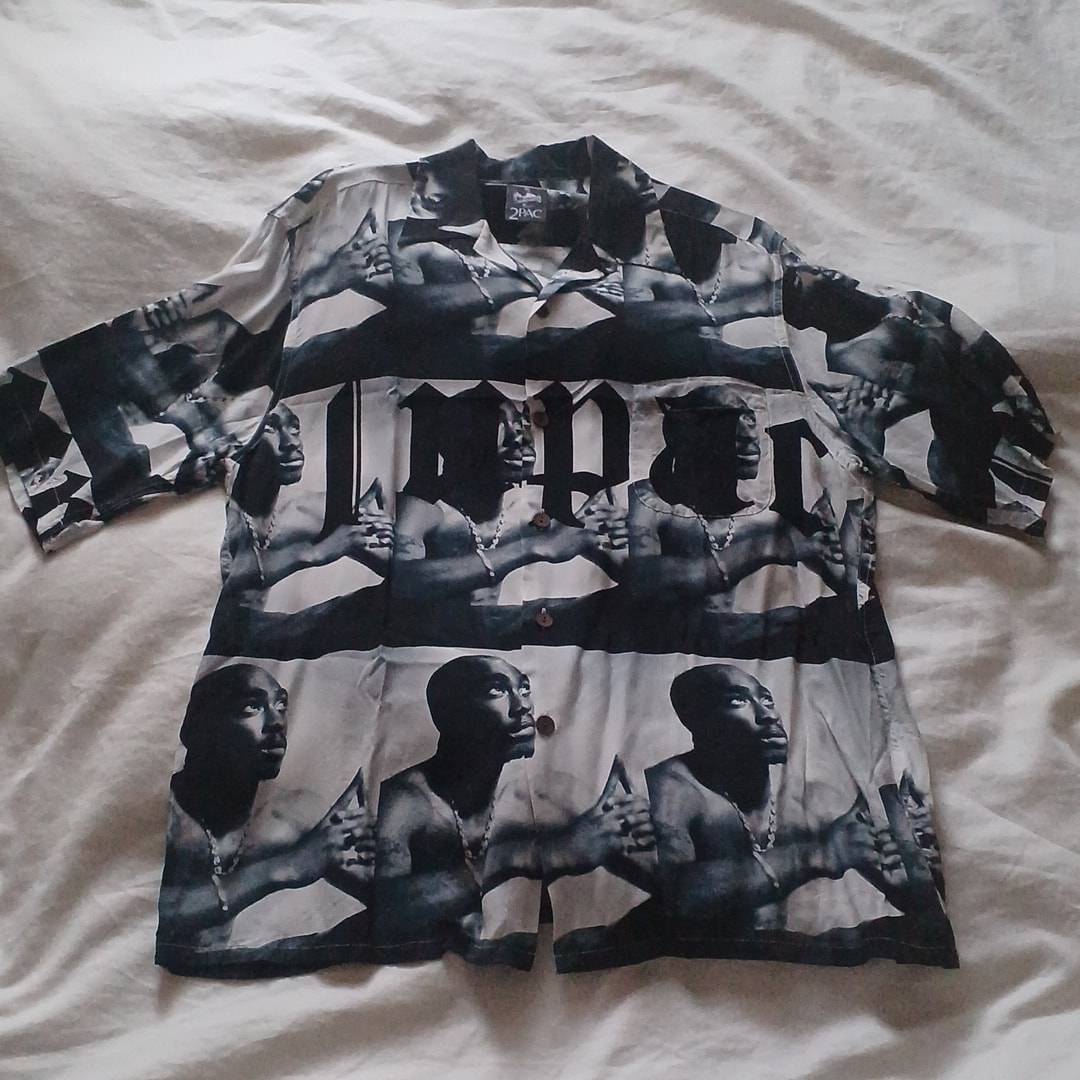 WACKO MARIA 2Pac / Hawaiian Shirt #1 "White"