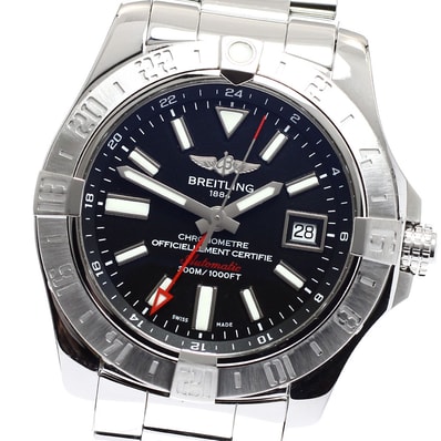 ☆良品 ブライトリング アベンジャーII GMT A32390 メンズ 【中古】