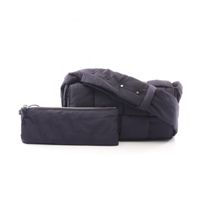 ボッテガヴェネタ BOTTEGA VENETA PADDED TECH CASSETTE パデッド テック カセット ショルダーバッグ バッグ ナイロン メンズ ネイビー系 628951 【中古】