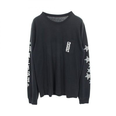 Chrome Hearts Logo Print Pocket L/S Cut Sew "Black"