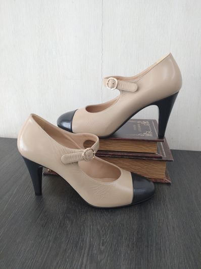 シャネル パンプス アンクルストラップ G39111 ハイヒール