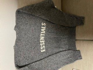 FEAR OF GOD ESSENTIALS Knit Sweater "Grey Melange"
