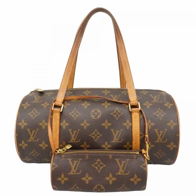 【6dc3634】ルイヴィトン ハンドバッグ モノグラム パピヨン30 M51385 ブラウン【中古】レディース