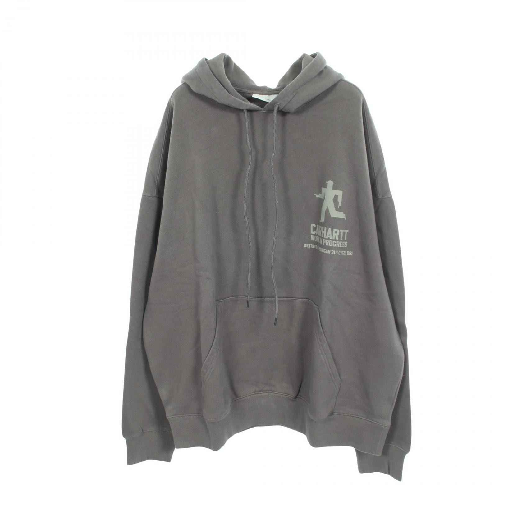 カーハートダブリューアイピー Carhartt WIP HOODED DISTANCE SWEATSHIRT パーカー 衣料品 トップス コットン メンズ グレー系 I035639874JM 【新品】
