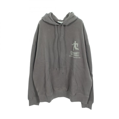 カーハートダブリューアイピー Carhartt WIP HOODED DISTANCE SWEATSHIRT パーカー 衣料品 トップス コットン メンズ グレー系 I035639874JM 【新品】