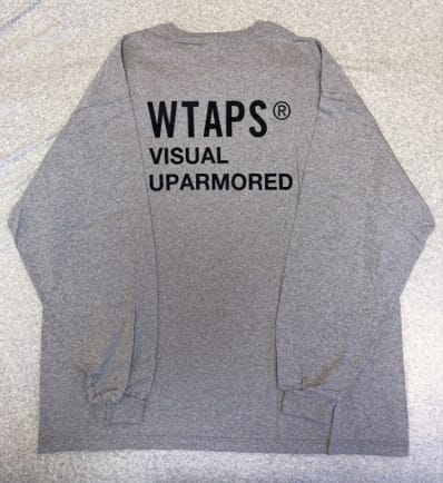 WTAPS Visual Uparmored / LS / Cotton "Ash Gray"