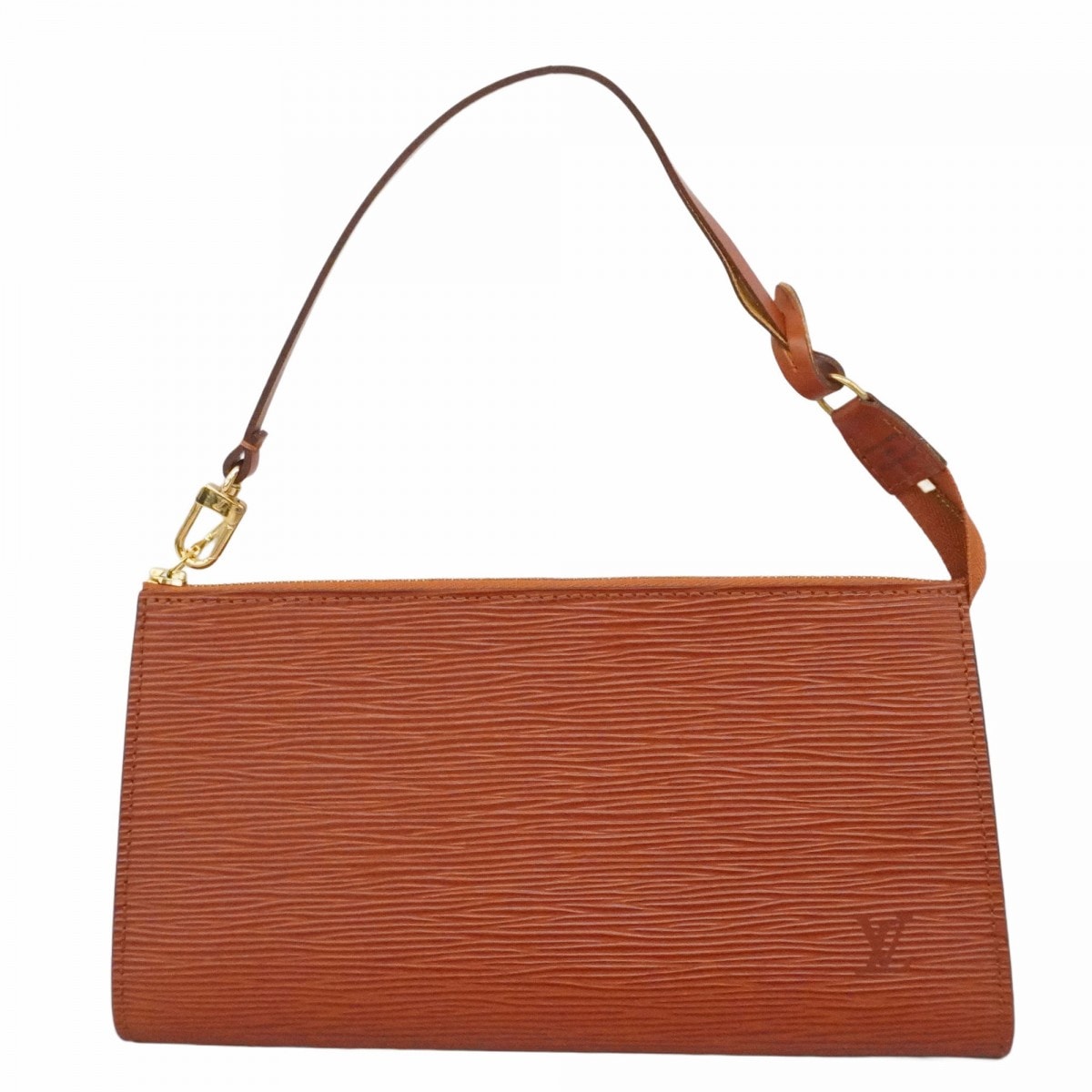 【6dc3426】ルイヴィトン ポーチ エピ ポシェットアクセソワール M52953 ケニアブラウン【中古】レディース