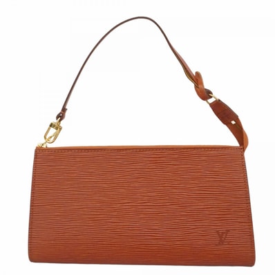 【6dc3426】ルイヴィトン ポーチ エピ ポシェットアクセソワール M52953 ケニアブラウン【中古】レディース