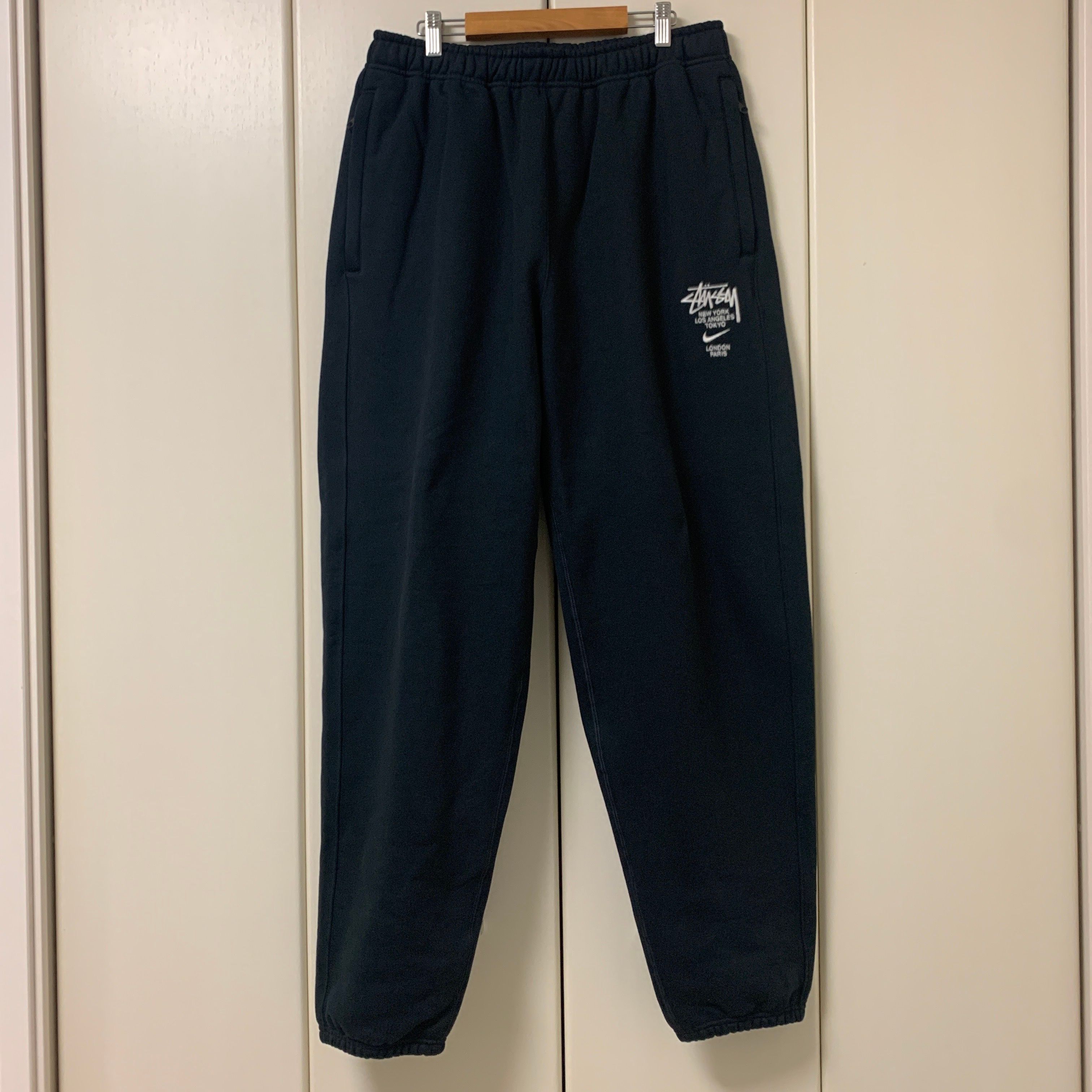 Nike x Stussy International Sweatpants (US Size) "Black" DC4227-010