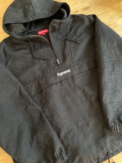 Supreme Floral Tapestry Anorak "Black"