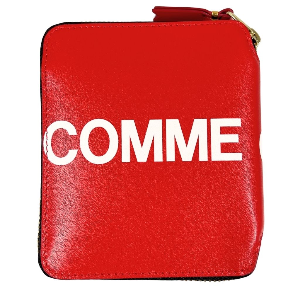 COMME DES GARCONS コムデギャルソン SA2100HL HUGE LOGO ロゴ ラウンドジップ ウォレット 二つ折り財布 55955