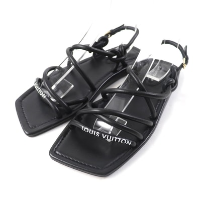 極美品 ルイヴィトン
サンダル ブラック レディース 35.5