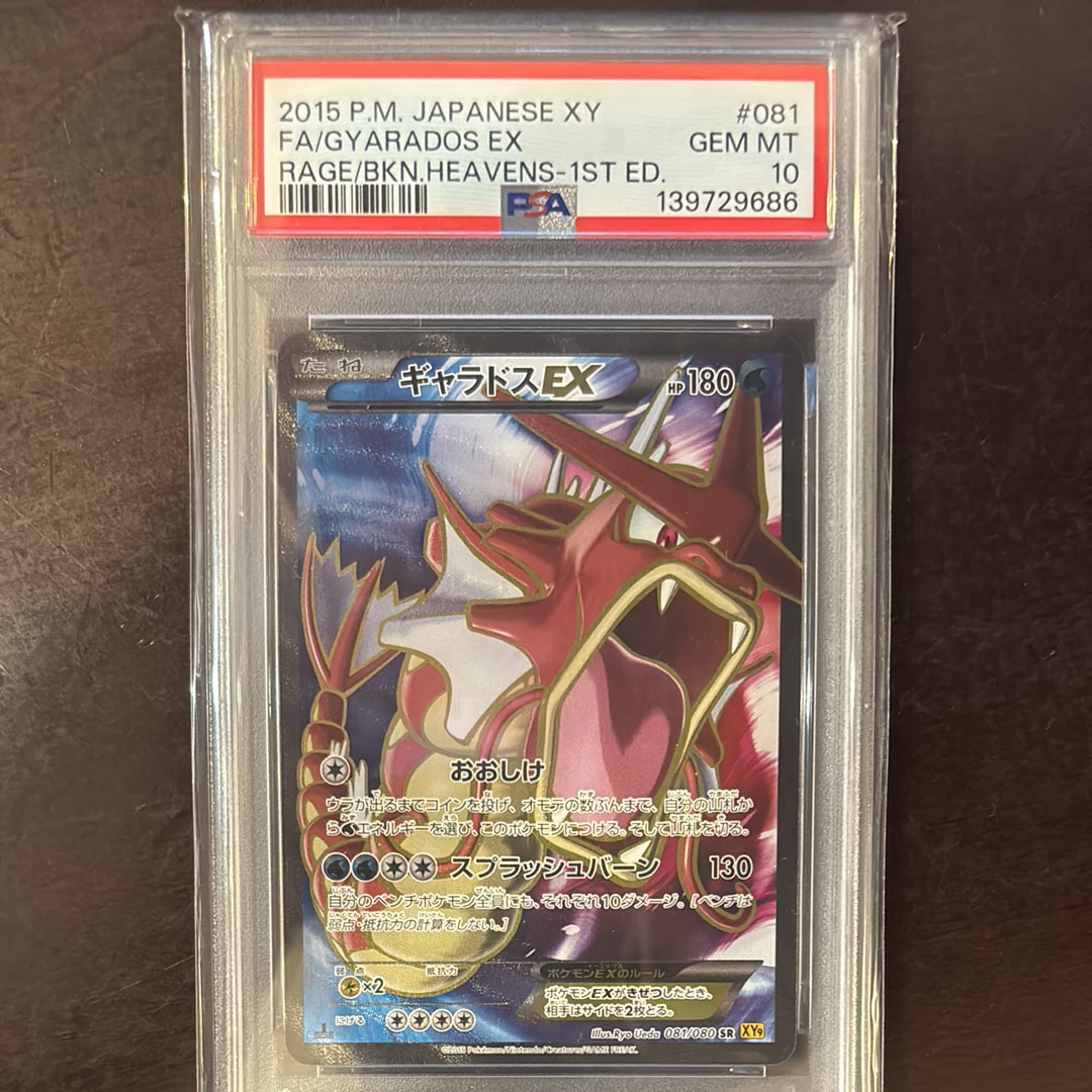 ギャラドスEX SR :1ED [XY9 081/080](拡張パック「破天の怒り」)の新品