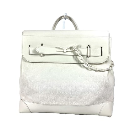 ルイヴィトン LOUIS VUITTON スティーマーPM M53279 モノグラム トリヨン カバン トートバッグ 2WAYバッグ ショルダーバッグ ハンドバッグ トリヨンレザー ブロン ホワイト