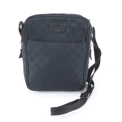 ■美品 グッチ GGキャンバス 122759 ショルダーバッグ