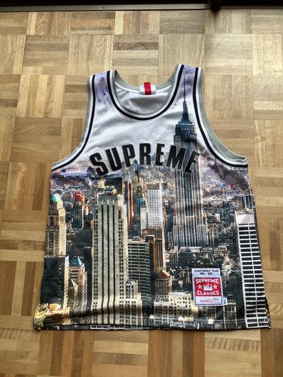 Supreme x Mitchell & Ness Basketball Jersey "Multi"