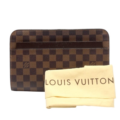 ルイヴィトン LOUIS VUITTON サンルイ N51993 ダミエ エベヌ セカンドバッグ