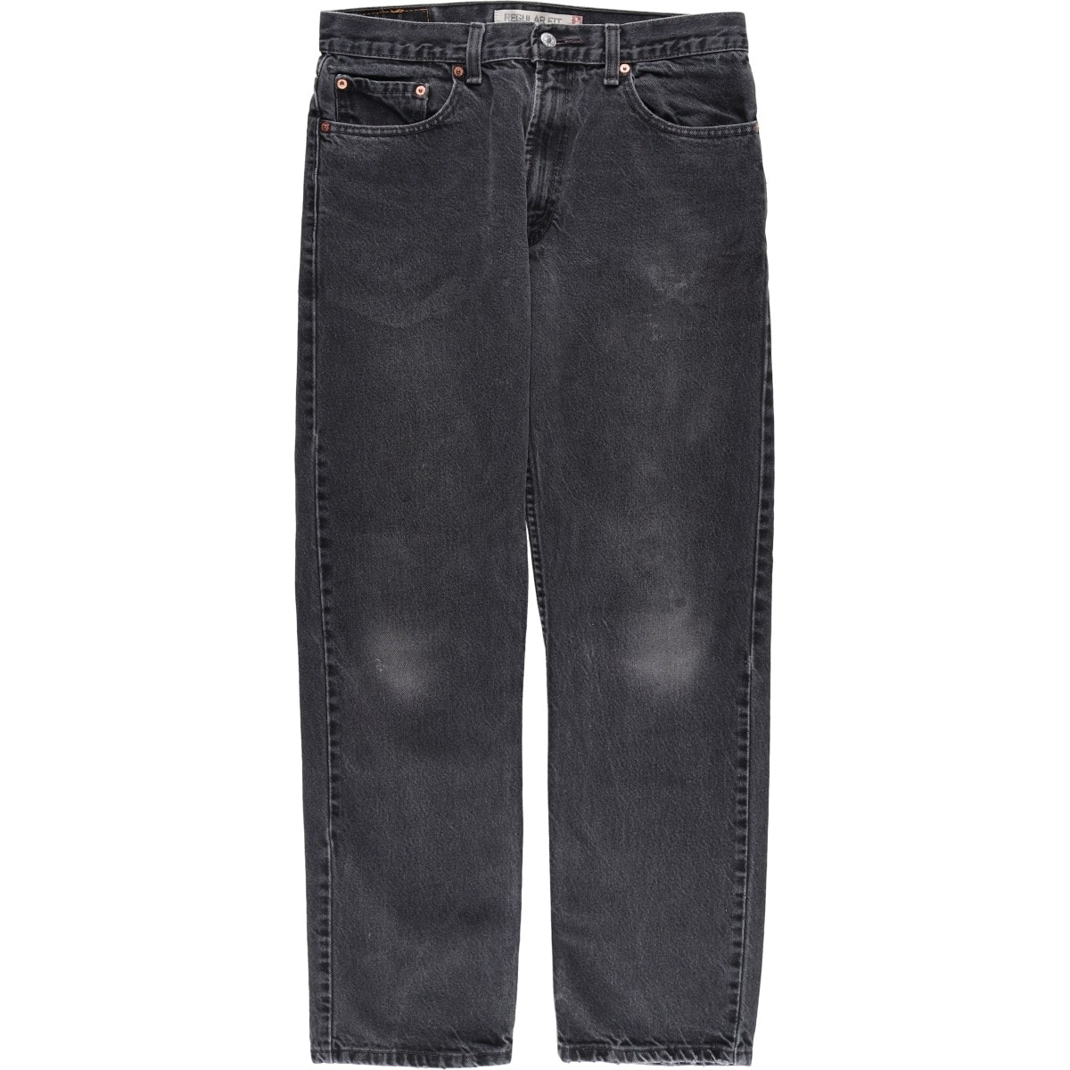 古着 リーバイス Levi's 505 REGULAR FIT ブラックデニム テーパードデニムパンツ メンズw33相当/eaa615328
