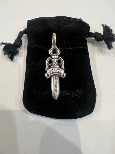 Chrome Hearts Double Dagger Pendant "Silver"