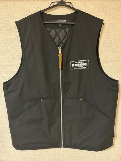 NEIGHBORHOOD Padded Work Vest "Black"