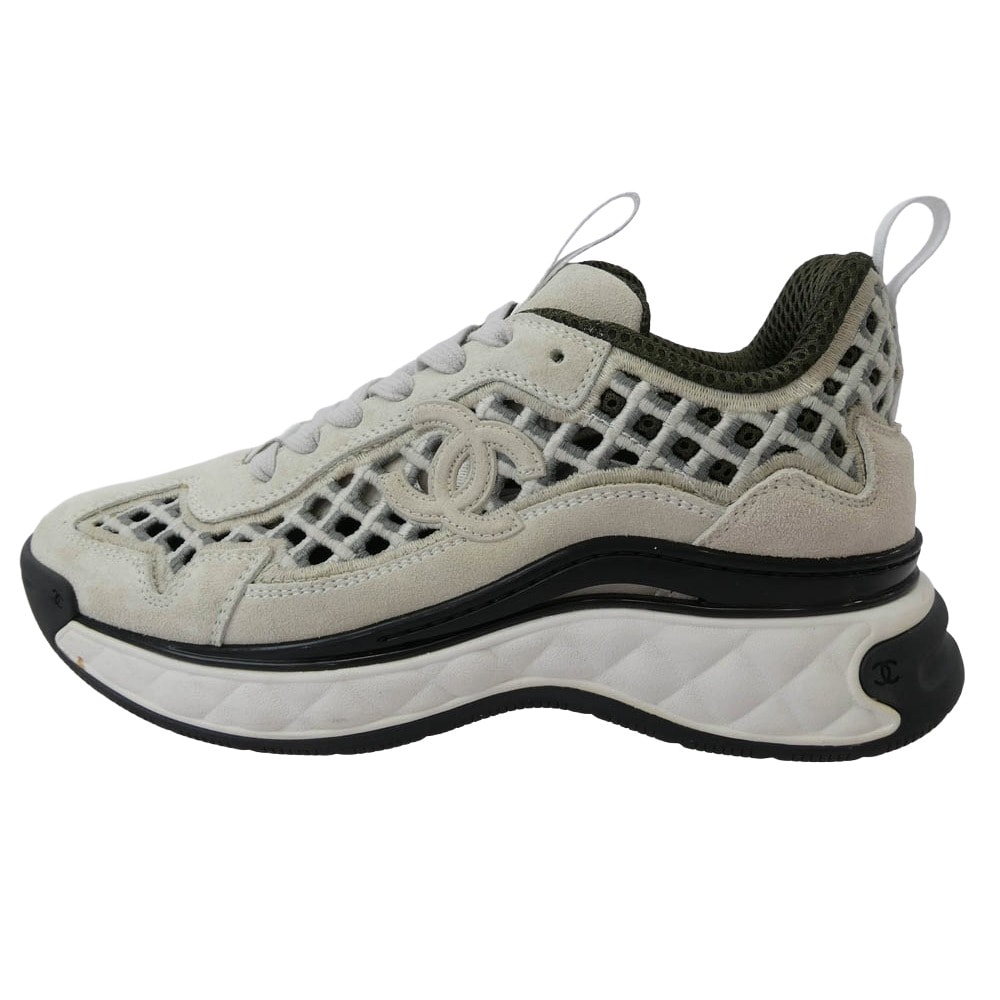 傷や汚れあり】CHANEL シャネル スニーカー G37126 マトラッセ