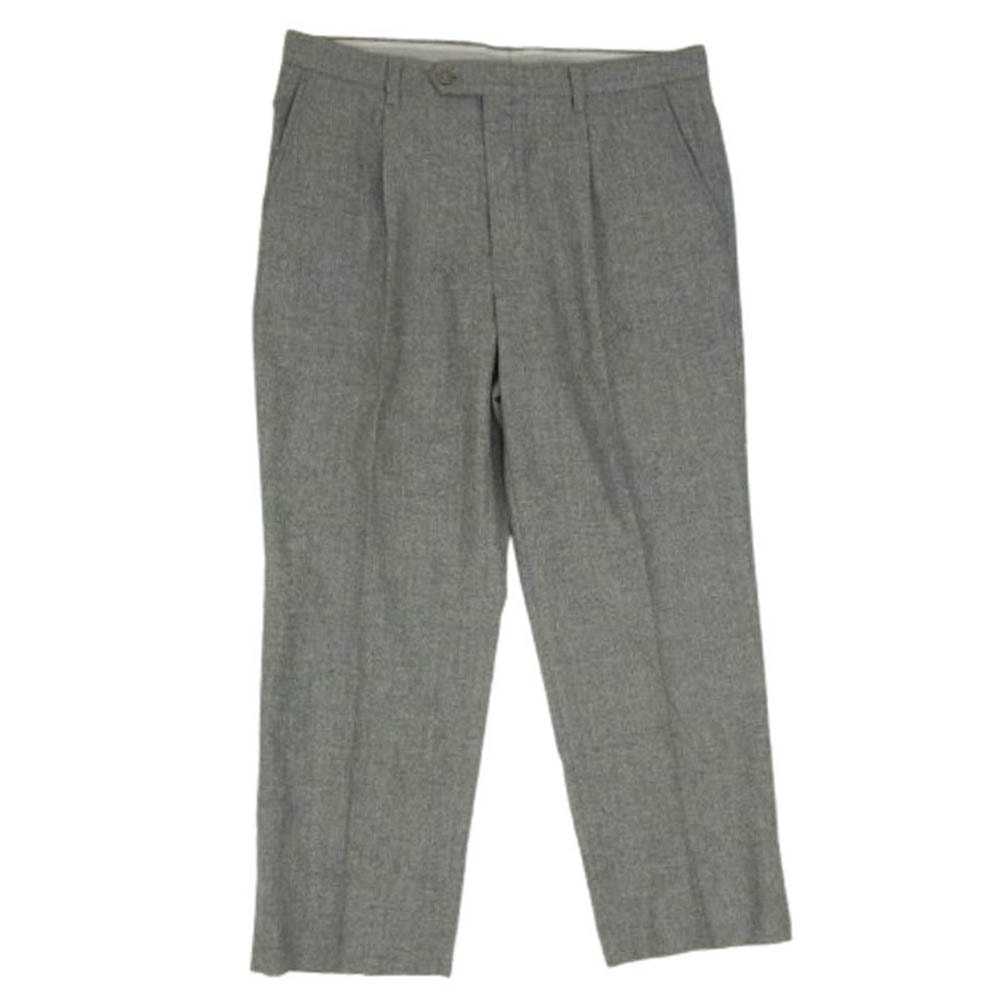 BURBERRY バーバリー パンツ BFF40-787-08 GOLF ゴルフ ウール スラックス パンツ グレー系 ウエスト 91【中古】