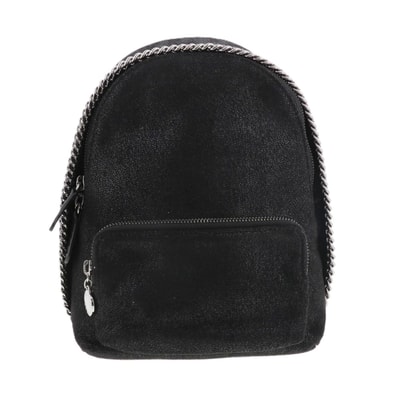 Stella McCartney ステラマッカートニー ファラベラ ファラベラミニリュック リュック・デイパック 656060 レザー ブラック レディース【中古】