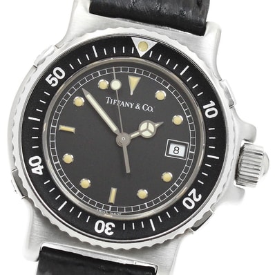 ☆良品 ティファニー ダイバーウォッチ L0710 レディース 【中古】