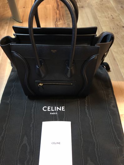 celine ラゲージ マイクロ ネイビー