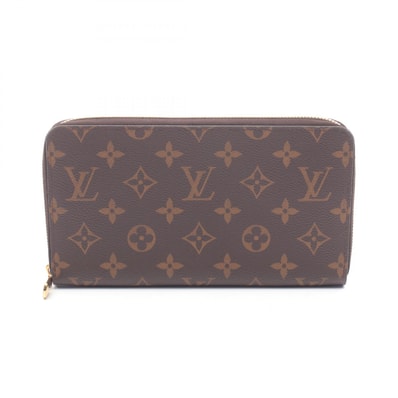 ルイ・ヴィトン LOUIS VUITTON ジッピー オーガナイザー ラウンド長財布 財布 PVCコーティングキャンバス モノグラム メンズ レディース ブラウン系 M62581 【中古】